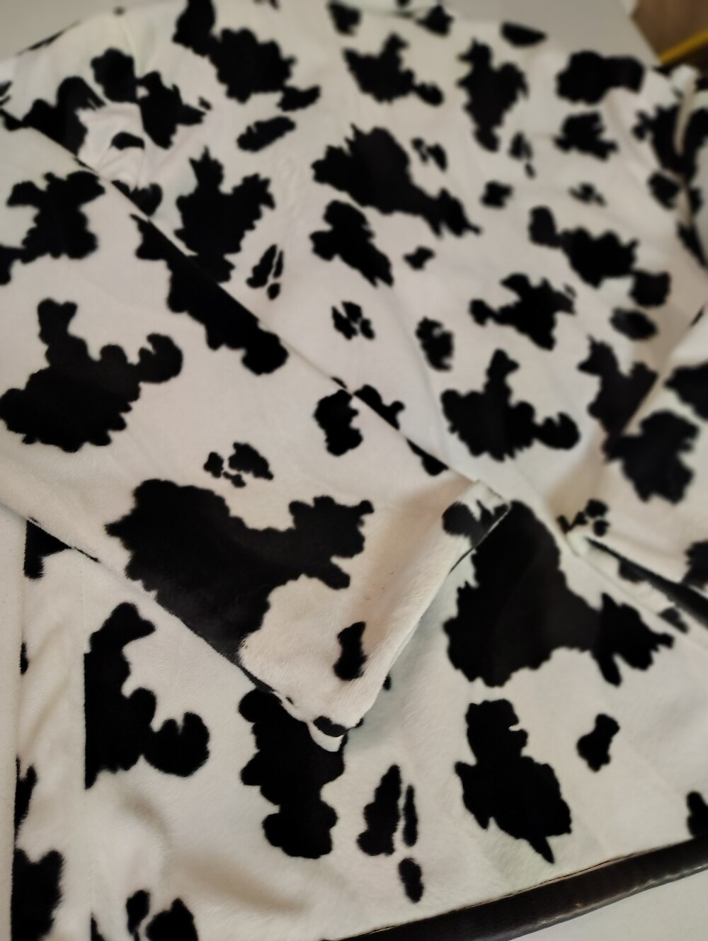 Mulberry Street Reversible Faux Leather & Cow Print Jacket Coat Small Western - Picture 7 of 16
